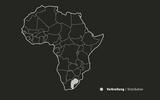 Afrika-Diorama-25 Verbreitungskarte Blessbock